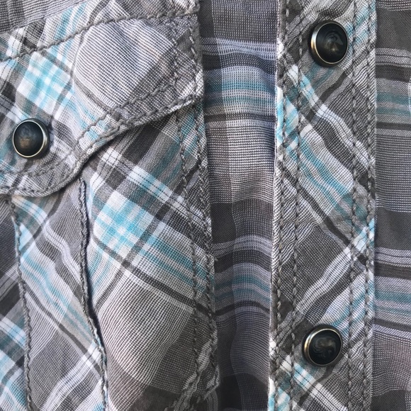 Men’s M INC plaid button down shirt - Picture 4 of 4